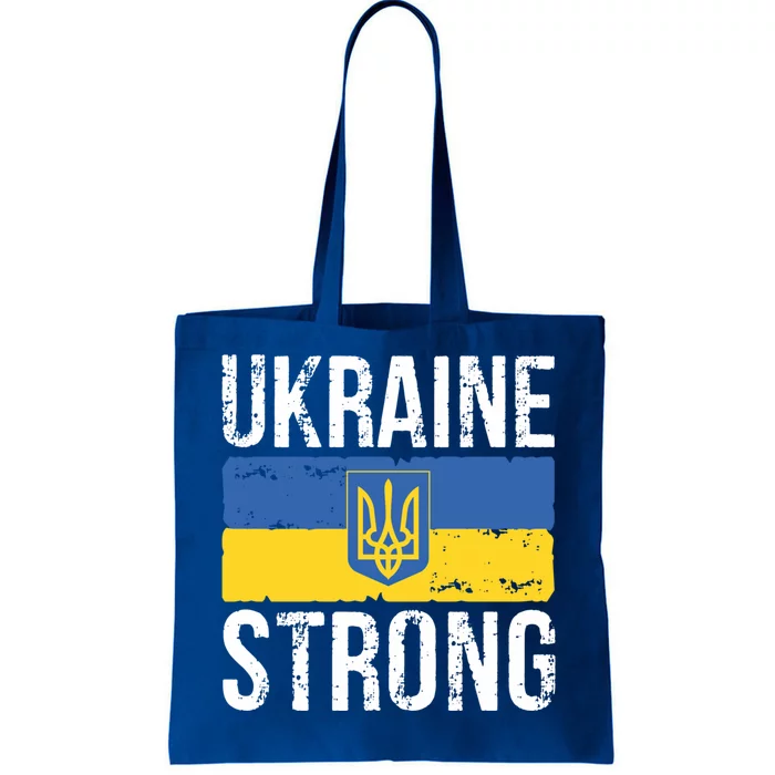 Ukraine Strong I Stand With Ukraine Flag Outfit Cool Gift Tote Bag