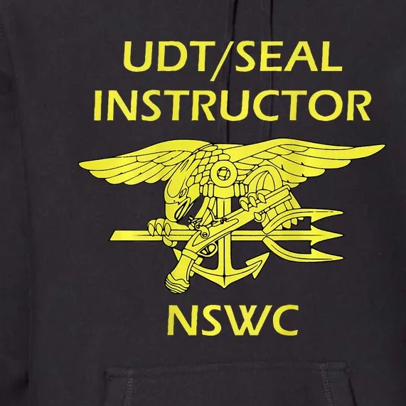 Udt Seal Instructor Uniform Nswc Us Bluejacket Naval Premium Hoodie