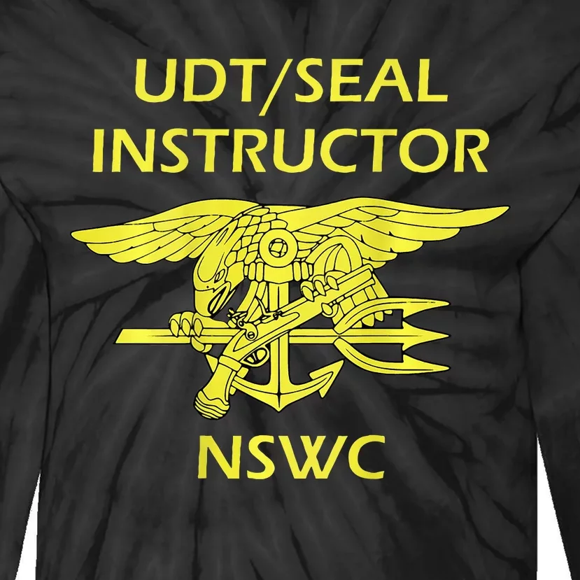 Udt Seal Instructor Uniform Nswc Us Bluejacket Naval Tie-Dye Long Sleeve Shirt