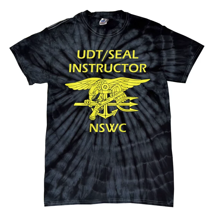 Udt Seal Instructor Uniform Nswc Us Bluejacket Naval Tie-Dye T-Shirt