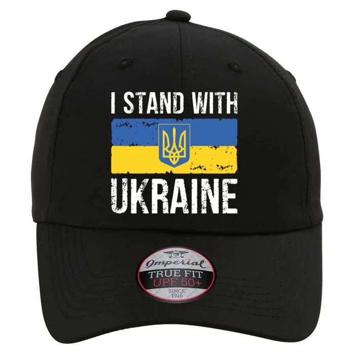 Ukrainians Support I Stand With Ukraine Flag Tees Meaningful Gift The Original Performance Cap