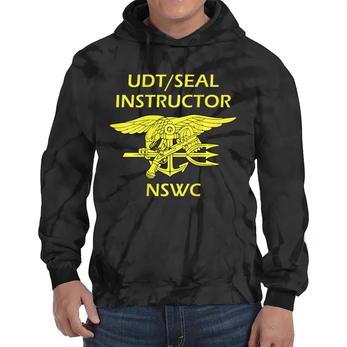 Udt Seal Instructor Uniform Nswc Us Bluejacket Naval Navyman Tie Dye Hoodie