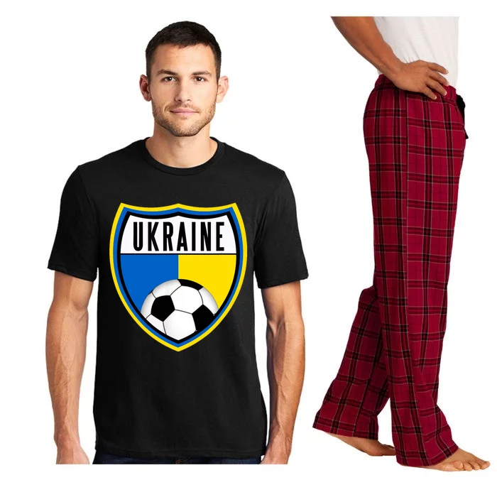 Ukraine Soccer Jersey Ukrainian Flag Pajama Set