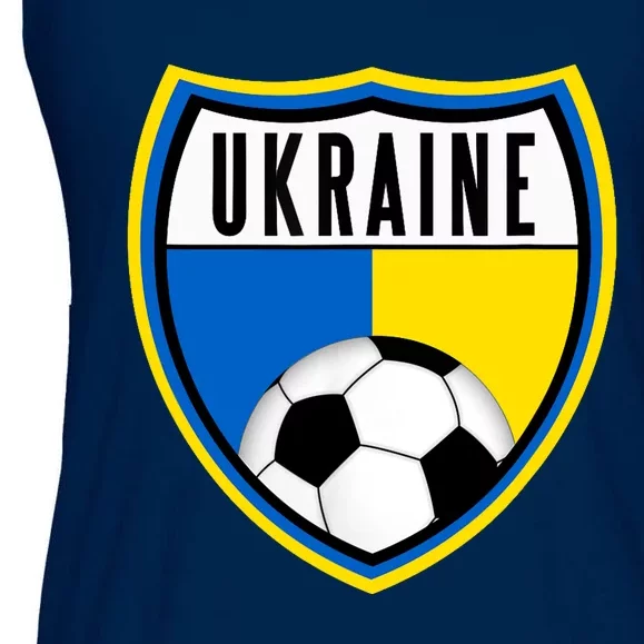 Ukraine Soccer Jersey Ukrainian Flag Ladies Essential Flowy Tank