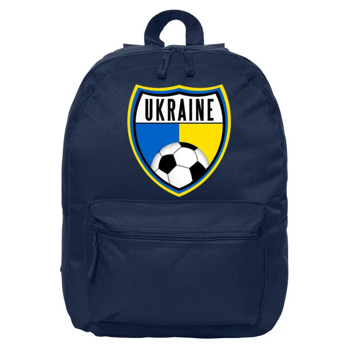 Ukraine Soccer Jersey Ukrainian Flag 16 in Basic Backpack