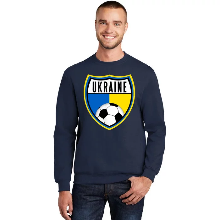 Ukraine Soccer Jersey Ukrainian Flag Tall Sweatshirt