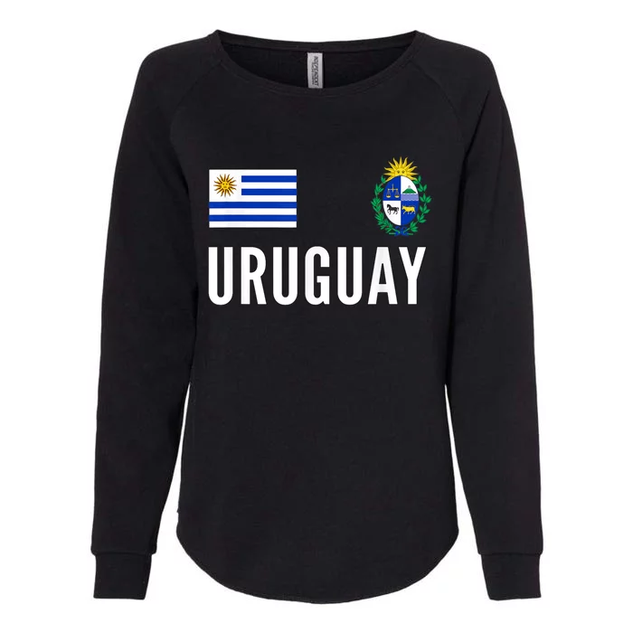 Uruguay Soccer Jersey Football Fan Support Womens California Wash Sweatshirt