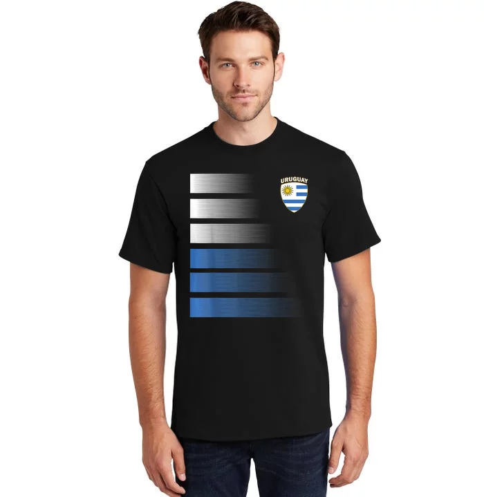 Uruguayan Soccer Jersey Uruguay Football Uruguay Flag Tall T-Shirt