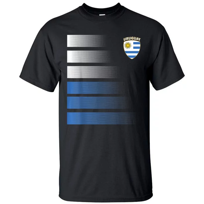 Uruguayan Soccer Jersey Uruguay Football Uruguay Flag Tall T-Shirt