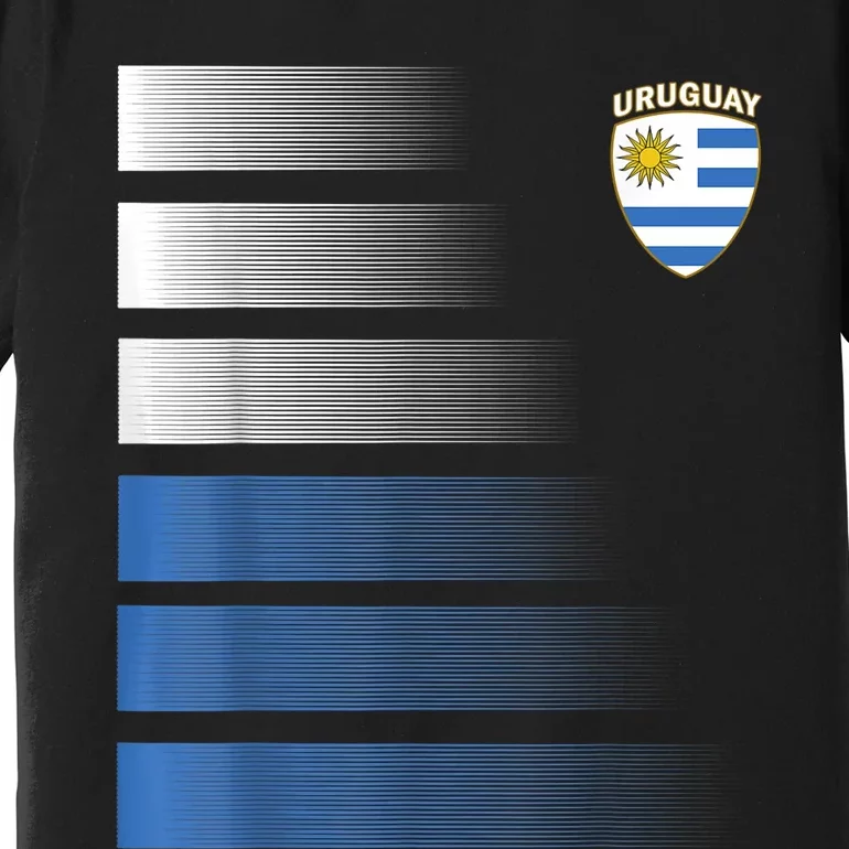 Uruguayan Soccer Jersey Uruguay Football Uruguay Flag Premium T-Shirt