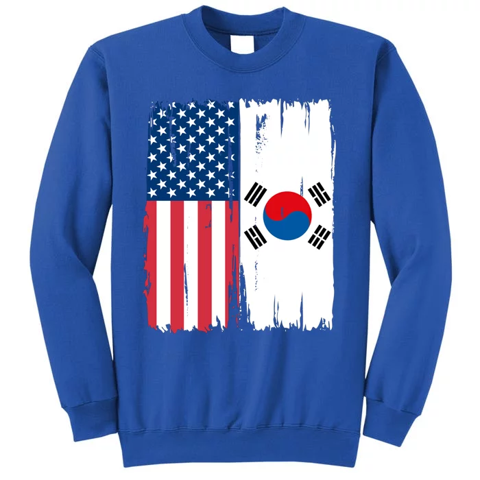 Usa South Korean Flag Meaningful Gift Sweatshirt