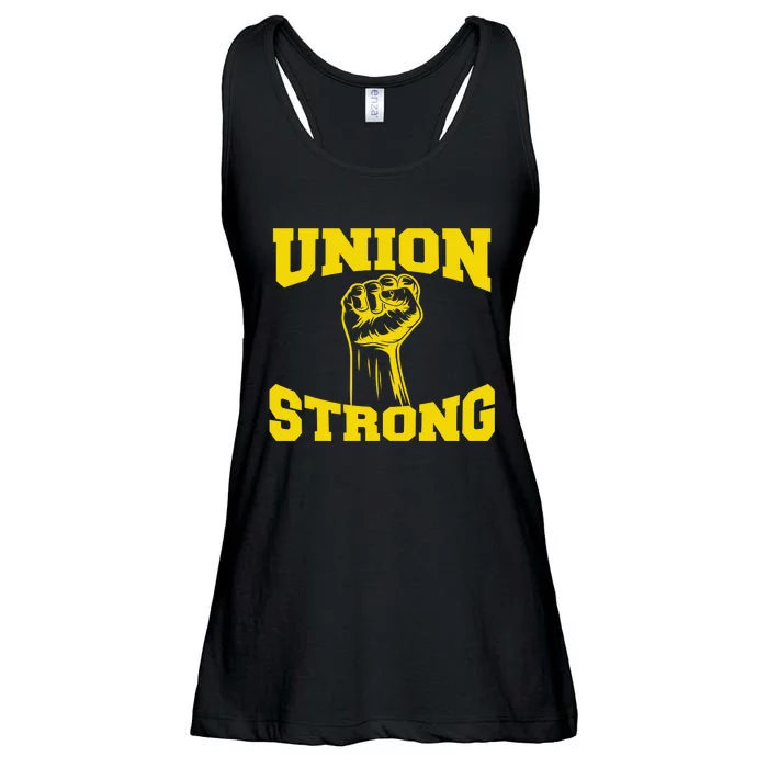 Union Strong Labor Day Graphic Ladies Essential Flowy Tank