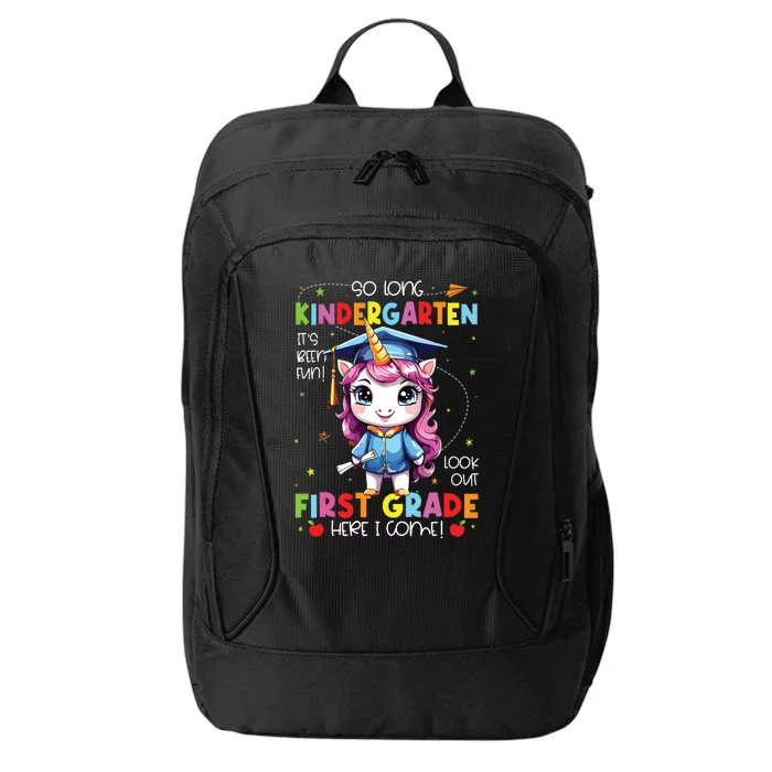 Unicorn So Long Kindergarten Graduation Last Day Of School City Backpack