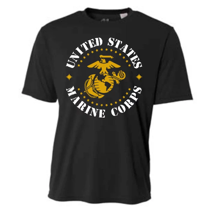 United States Marine Corps Logo Cooling Performance Crew T-Shirt