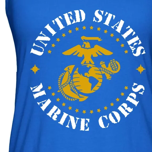 United States Marine Corps Logo Ladies Essential Flowy Tank