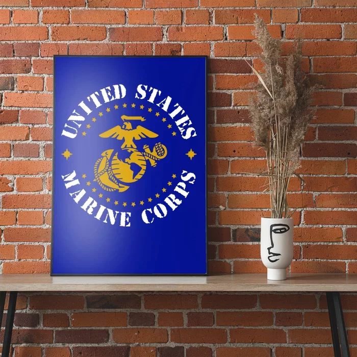 United States Marine Corps Logo Poster