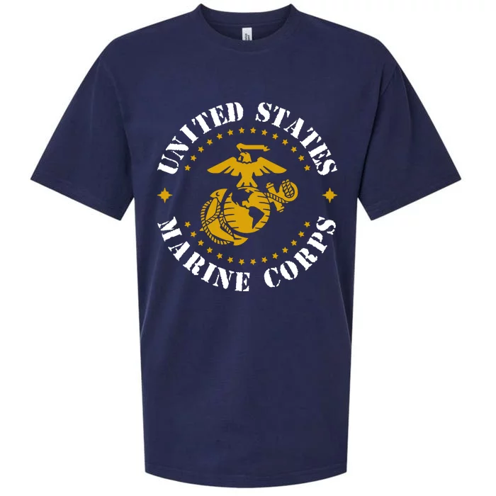 United States Marine Corps Logo Sueded Cloud Jersey T-Shirt