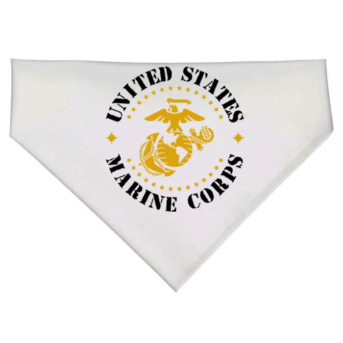 United States Marine Corps Logo USA-Made Doggie Bandana