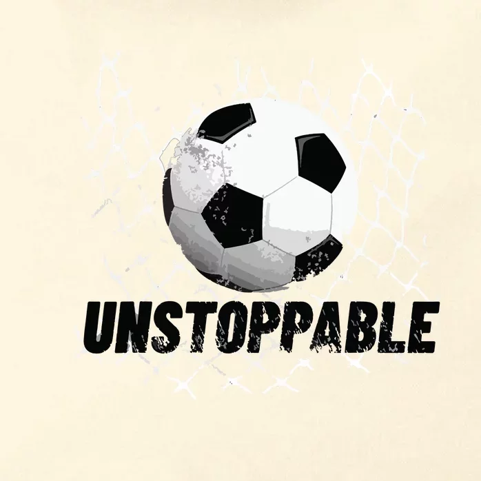 Unstoppable Soccer Motivation For Boy And Girl Zip Tote Bag