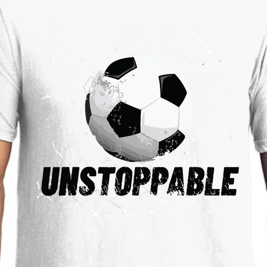 Unstoppable Soccer Motivation For Boy And Girl Pajama Set