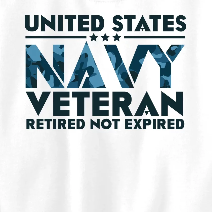 United States NA'VY Veteran Retired Not Expired Kids Sweatshirt