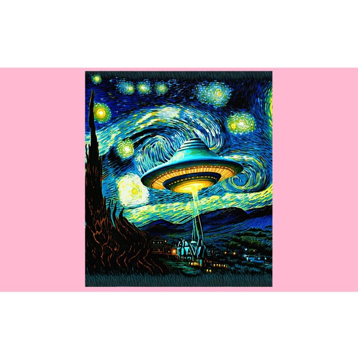 Ufo Starry Night Alien Van Gogh Alien Alien Ufo Lovers Bumper Sticker