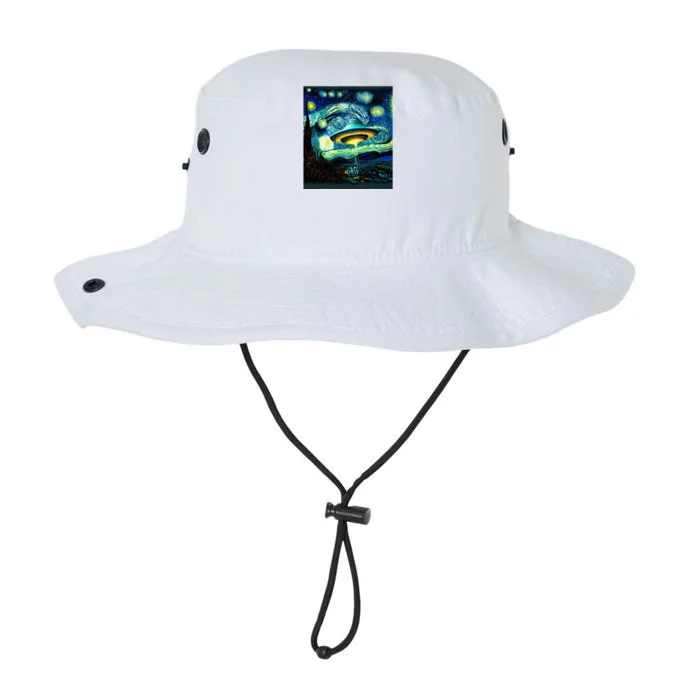 Ufo Starry Night Alien Van Gogh Alien Alien Ufo Lovers Legacy Cool Fit Booney Bucket Hat