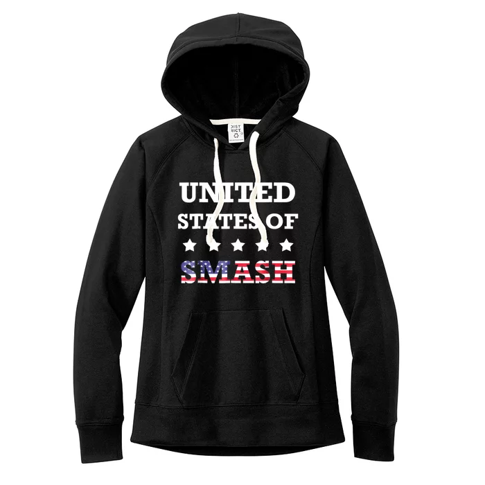 United States Of Smash All Might Anime Women's Fleece Hoodie