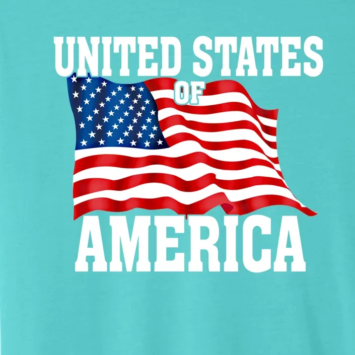 United States Of America Us Flag 4th Of July Gift ChromaSoft Performance T-Shirt