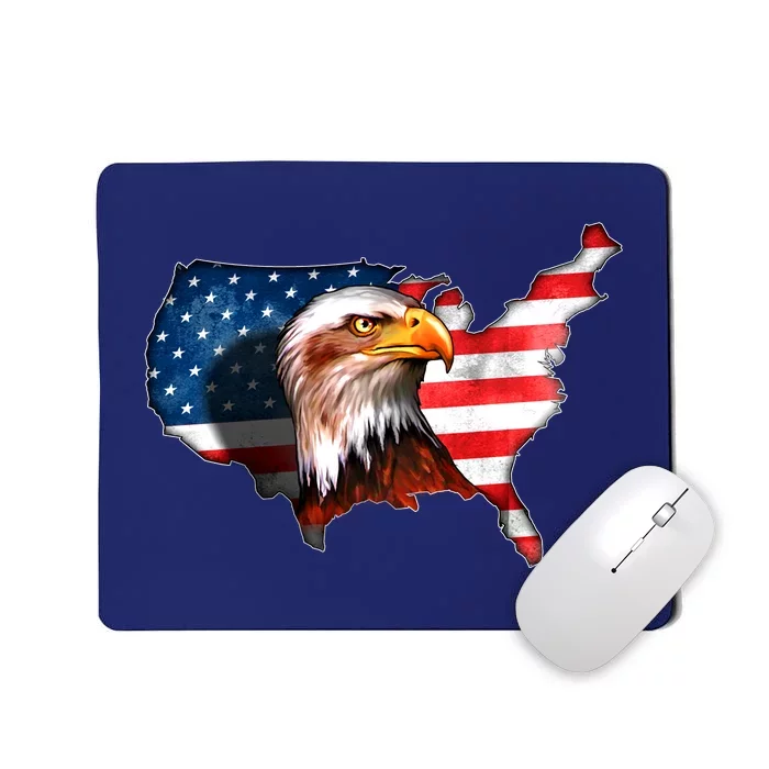 United States Of America Bald Eagle Mousepad