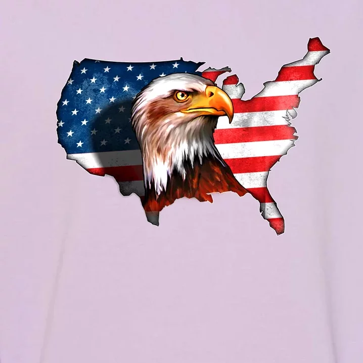 United States Of America Bald Eagle Garment-Dyed Sweatshirt