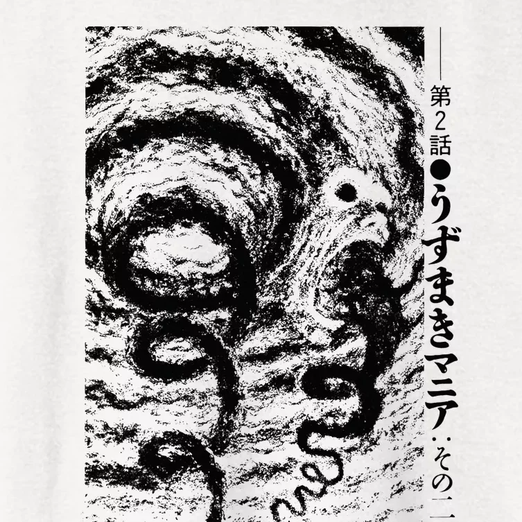 Uzumaki Spiral Obsession Swirl Women's Crop Top Tee