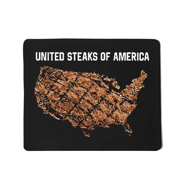 United Steaks Of America Map Mousepad