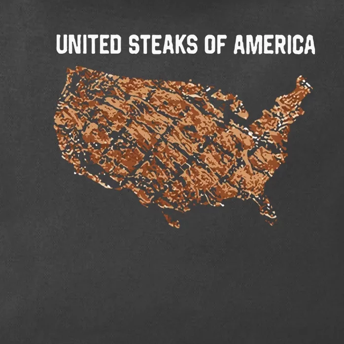 United Steaks Of America Map Zip Tote Bag