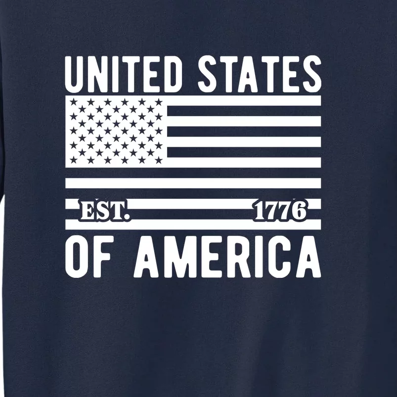 United States Of America Est !776 Memorial Day Gift Tall Sweatshirt