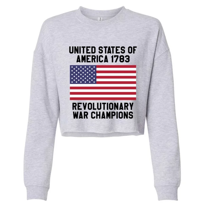 Unites States Of America 1783 – Revolutionary War Champions Cropped Pullover Crew