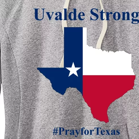 Uvalde Strong Pray For Texas Women's Fleece Hoodie