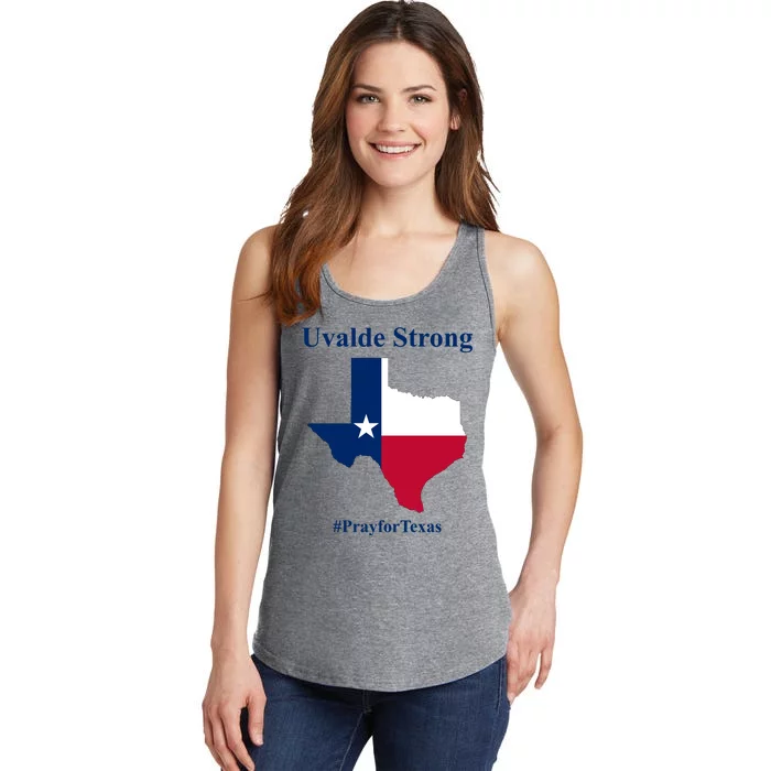 Uvalde Strong Pray For Texas Ladies Essential Tank