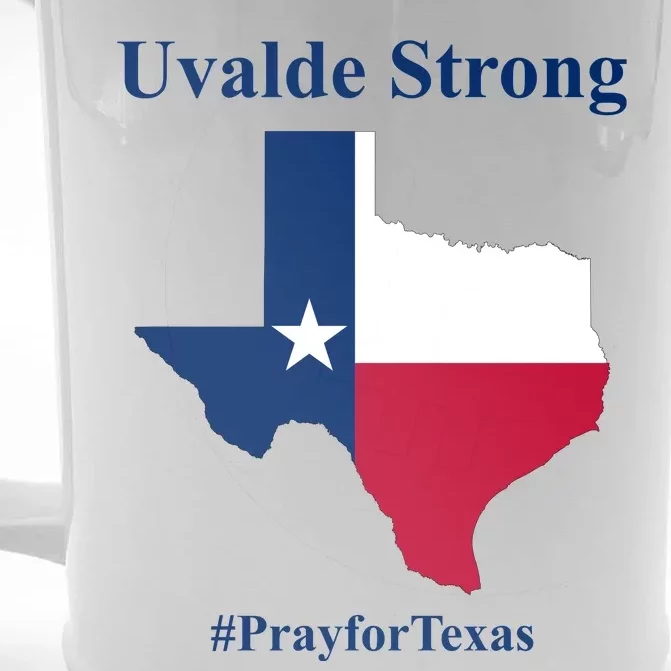 Uvalde Strong Pray For Texas Front & Back Beer Stein