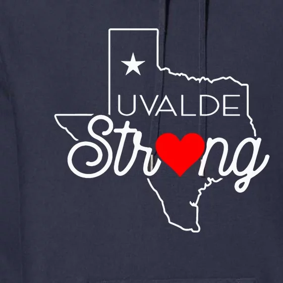 Uvalde Strong Pray For Texas Premium Hoodie