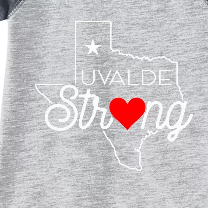 Uvalde Strong Pray For Texas Infant Baby Jersey Bodysuit