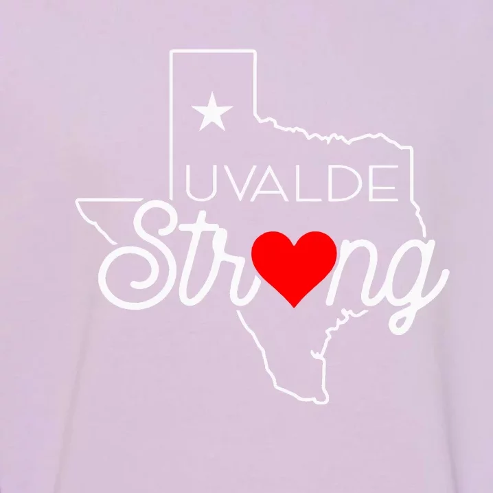 Uvalde Strong Pray For Texas Garment-Dyed Sweatshirt