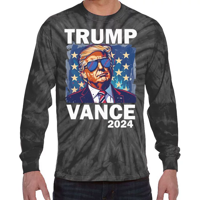 United States President Donald Trump Epic Battlemin Tie-Dye Long Sleeve Shirt