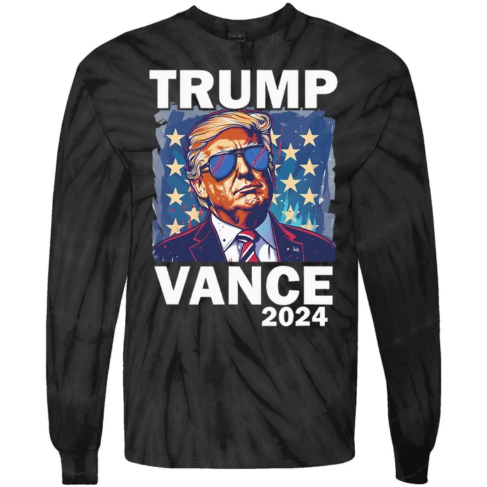 United States President Donald Trump Epic Battlemin Tie-Dye Long Sleeve Shirt