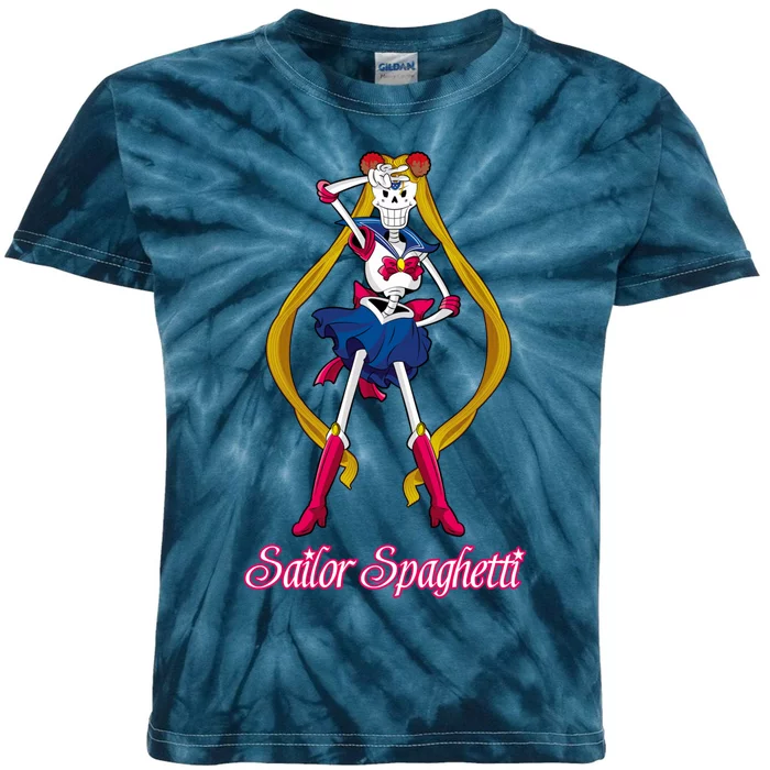 Undertale Sailor Papyrus Kids Tie-Dye T-Shirt