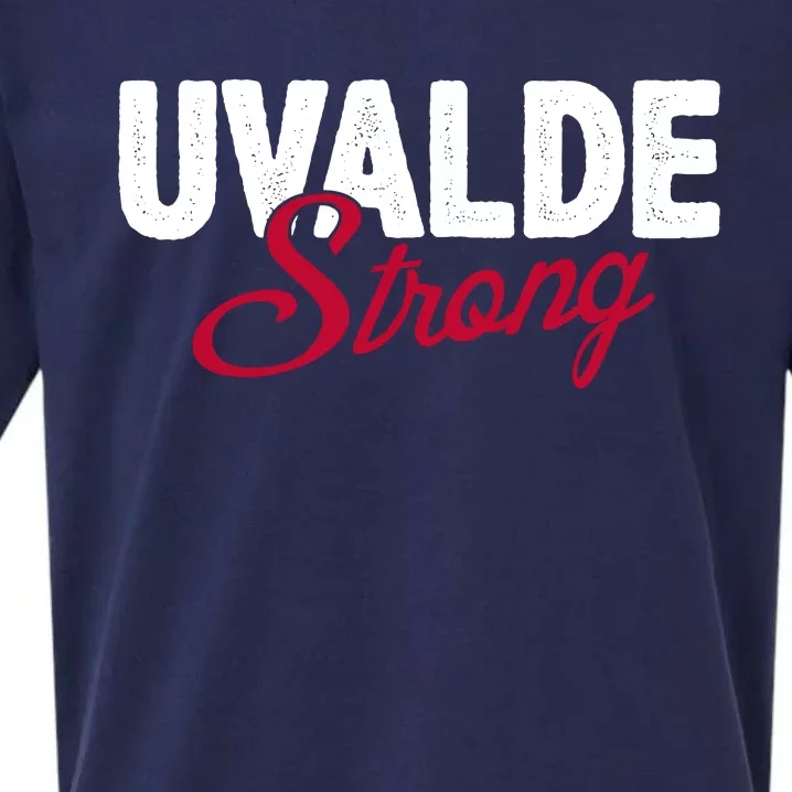 Uvalde Strong Pray For Texas Sueded Cloud Jersey T-Shirt