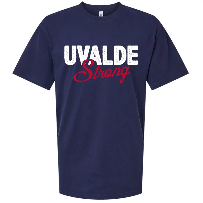 Uvalde Strong Pray For Texas Sueded Cloud Jersey T-Shirt