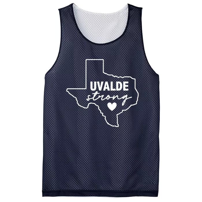 Uvalde Strong Pray For Texas Uvalde Texas Mesh Reversible Basketball Jersey Tank