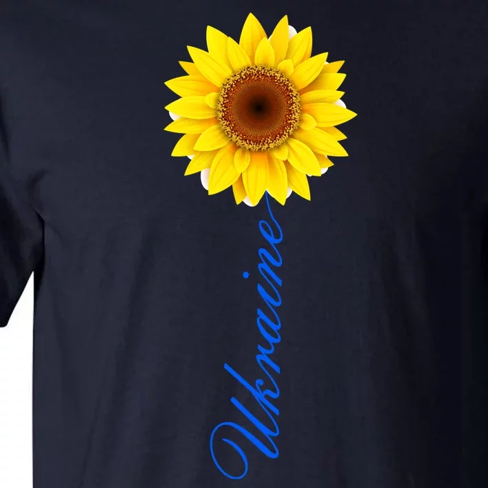 Ukraine Sunflower Peace Stop War Stand With Ukraine Tall T-Shirt