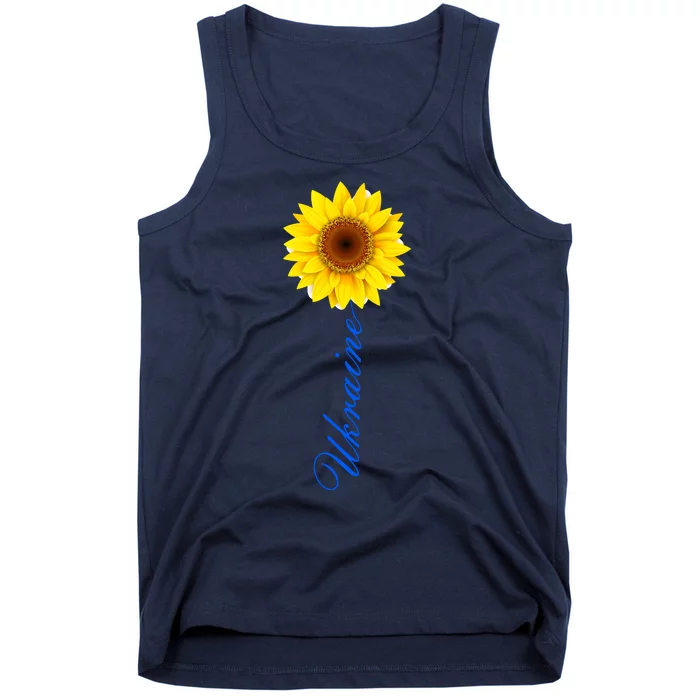 Ukraine Sunflower Peace Stop War Stand With Ukraine Tank Top